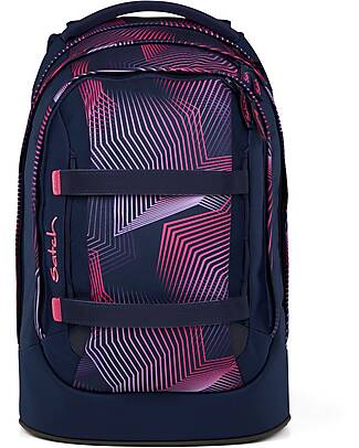 Satch Ergonomic Backpack - Seismic Pink - 30 x 45 x 22 cm - Durable and Water-Resistant Backpack
