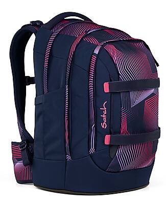 Satch Ergonomic Backpack - Seismic Pink - 30 x 45 x 22 cm - Durable and Water-Resistant Backpack
