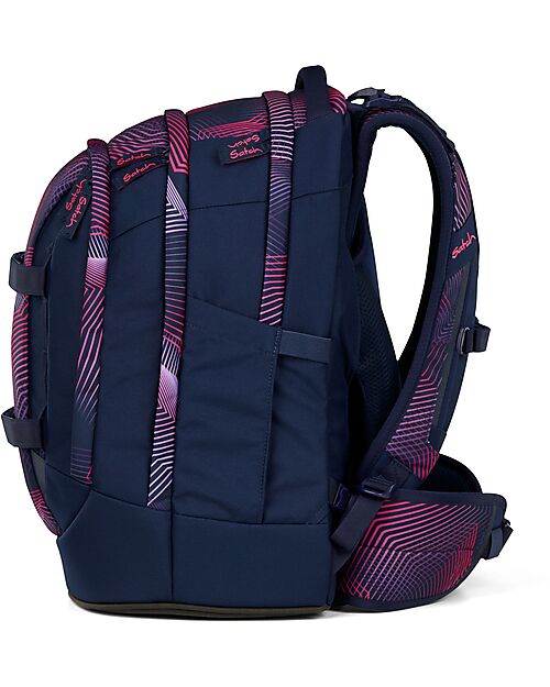 Satch Ergonomic Backpack - Seismic Pink - 30 x 45 x 22 cm - Durable and Water-Resistant Backpack