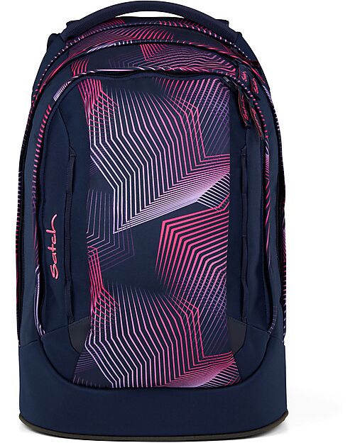 Satch Ergonomic Backpack - Seismic Pink - 30 x 45 x 22 cm - Durable and Water-Resistant Backpack