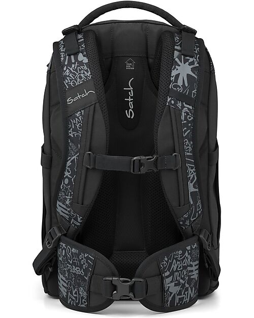 Satch Ergonomic Backpack - Street Ink - 30x27x45 cm - Durable and Water-Resistant Backpack