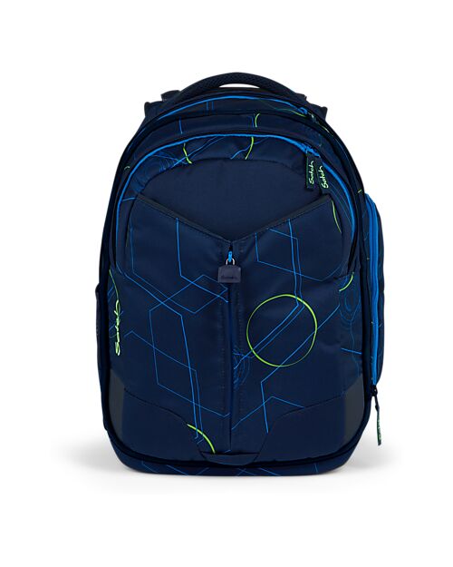 Satch Ergonomic Match Backpack - Dark Skate - 30 x 45 x 20 cm - Extra Front Pocket Backpack