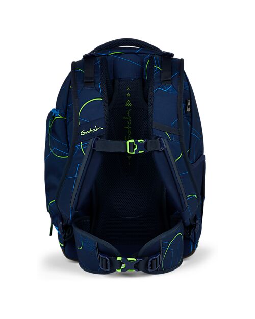 Satch Ergonomic Match Backpack - Dark Skate - 30 x 45 x 20 cm - Extra Front Pocket Backpack