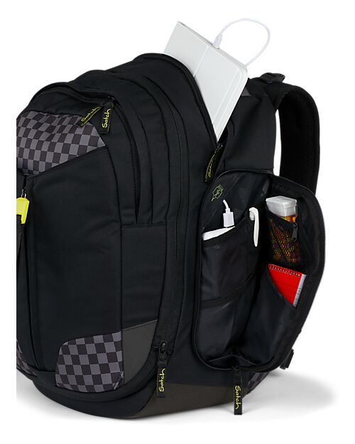 Satch Ergonomic Match Backpack - Dark Skate - 30 x 45 x 20 cm - Extra Front Pocket Backpack