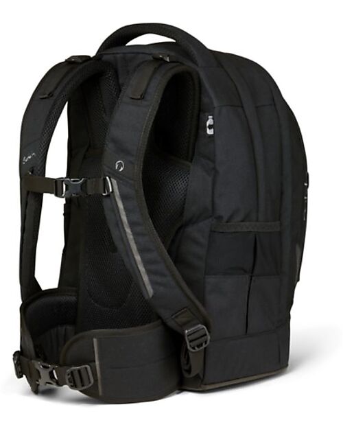 Satch Ergonomic School Backpack Pack - Blackjack - 30 x 45 x 22 cm - Ecological and Hyper-Equipped Backpack