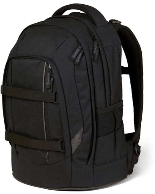 Satch Ergonomic School Backpack Pack - Blackjack - 30 x 45 x 22 cm - Ecological and Hyper-Equipped Backpack