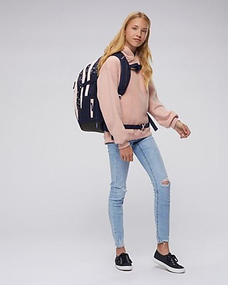 Satch Ergonomic School Backpack Pack - Bloomy Breeze - 30 x 45 x 22 cm - Ecological and Hyper-Equipped Large Backpacks