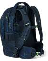 Satch Ergonomic School Backpack Pack - Blue Tech - 30 x 45 x 22 cm - Ecological and Hyper-Equipped Backpack