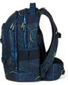 Satch Ergonomic School Backpack Pack - Blue Tech - 30 x 45 x 22 cm - Ecological and Hyper-Equipped Backpack