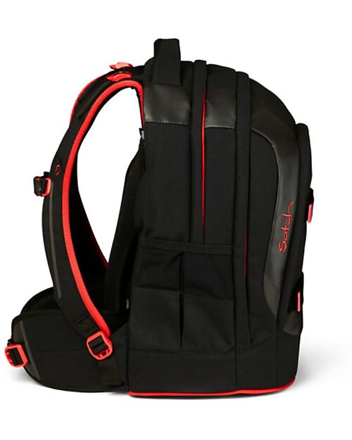 Satch Ergonomic School Backpack Pack - Fire Phantom - 30 x 45 x 22 cm - Ecological and Hyper-Equipped Backpack