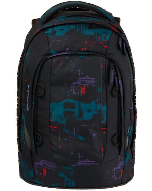 Satch Ergonomic School Backpack Pack - Night Vision - 30 x 45 x 22 cm - Ecological and Hyper-Equipped Backpack