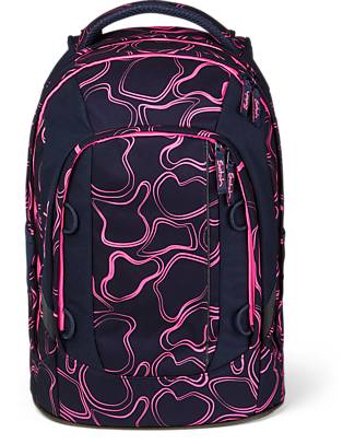 Satch Ergonomic School Backpack Pack - Pink Supreme - 30 x 45 x 22 cm - Ecological and Hyper-Equipped Large Backpacks
