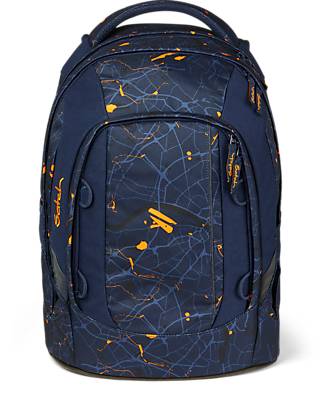Satch Ergonomic School Backpack Pack - Urban Journey - 30 x 45 x 22 cm - Ecological and Hyper-Equipped Large Backpacks