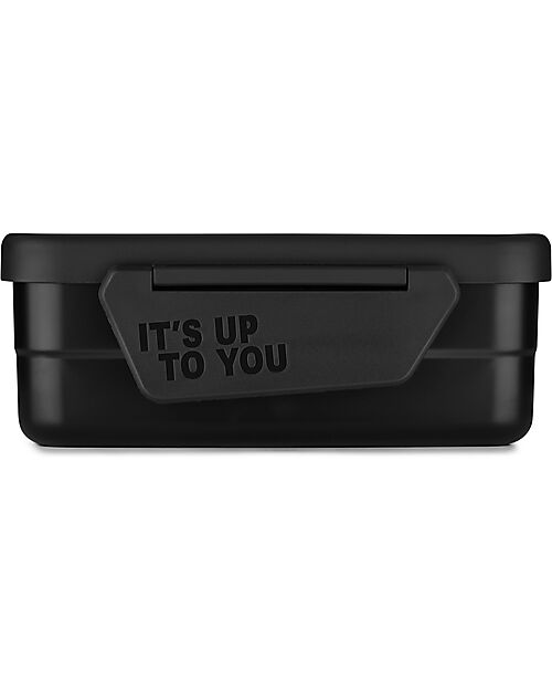 Satch Lunchbox - Black - Stainless Steel - 14 x 6,5 x 17 cm Snack Boxes