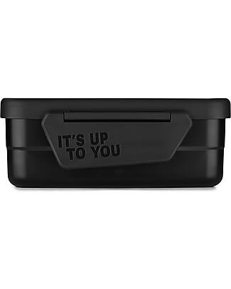 Satch Lunchbox - Black - Stainless Steel - 14 x 6,5 x 17 cm Snack Boxes