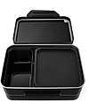 Satch Lunchbox - Black - Stainless Steel - 14 x 6,5 x 17 cm Snack Boxes