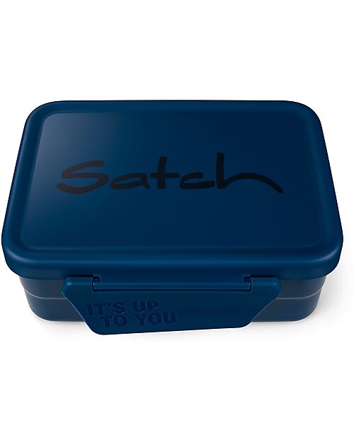 Satch Lunchbox - Blue - Stainless Steel - 14 x 6,5 x 17 cm Snack Boxes