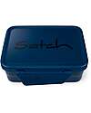 Satch Lunchbox - Blue - Stainless Steel - 14 x 6,5 x 17 cm Snack Boxes