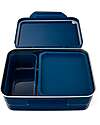 Satch Lunchbox - Blue - Stainless Steel - 14 x 6,5 x 17 cm Snack Boxes