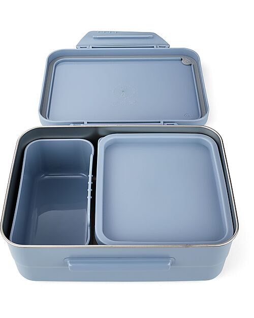 Satch Lunchbox - Nordic Light Blue - Stainless Steel - 14 x 6,5 x 17 cm Snack Boxes