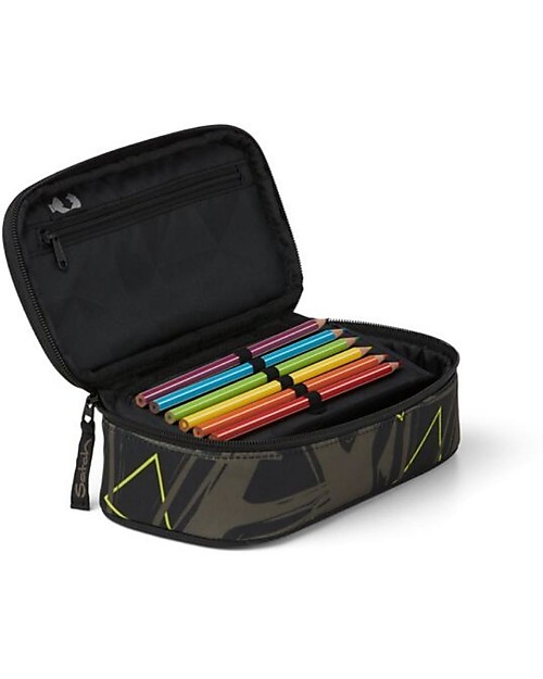 Satch Pen Box - Geo Storm - 22 x 10 x 6 cm - Eco-Friendly and Roomy Pencil Cases