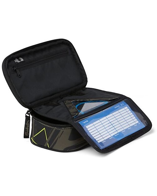 Satch Pen Box - Geo Storm - 22 x 10 x 6 cm - Eco-Friendly and Roomy Pencil Cases