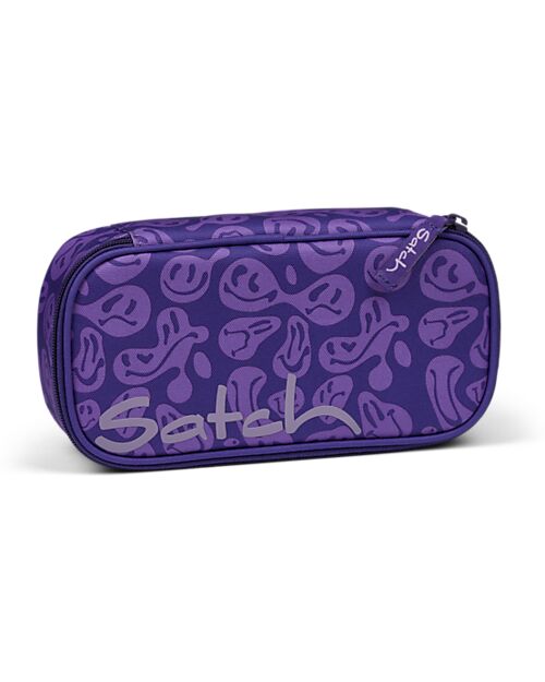 Satch Pencilcase - Bright Faces - Purple Pencil Cases
