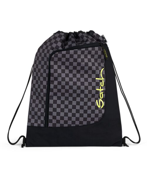 Satch Prime Gym  Bag - Dark Skate - Black/Grey - Made with Recycled Bottles! Sports Bags