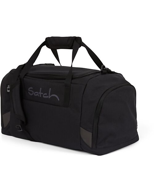 Satch Sports Bag - Blackjack - Black - Made with Recycled Bottles! Sports Bags
