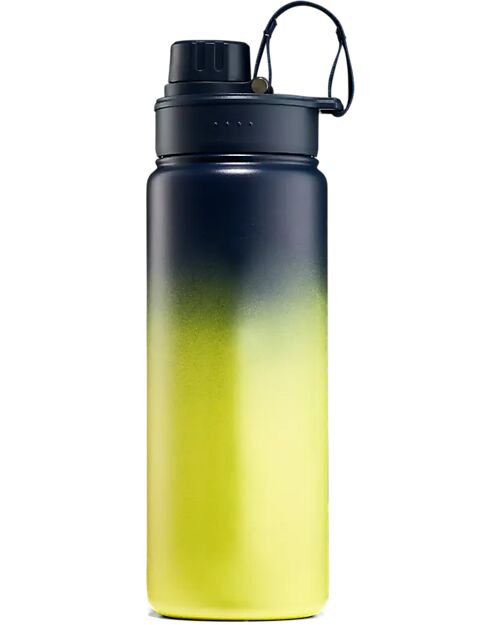 Satch Thermal Water Bottle with Easy-to-Drink Opening - 500 ml - Blue Graffiti - BPA Free Thermos Bottles