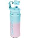 Satch Thermal Water Bottle with Easy-to-Drink Opening - 500 ml - Blue Graffiti - BPA Free Thermos Bottles