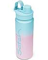 Satch Thermal Water Bottle with Easy-to-Drink Opening - 500 ml - Blue Graffiti - BPA Free Thermos Bottles