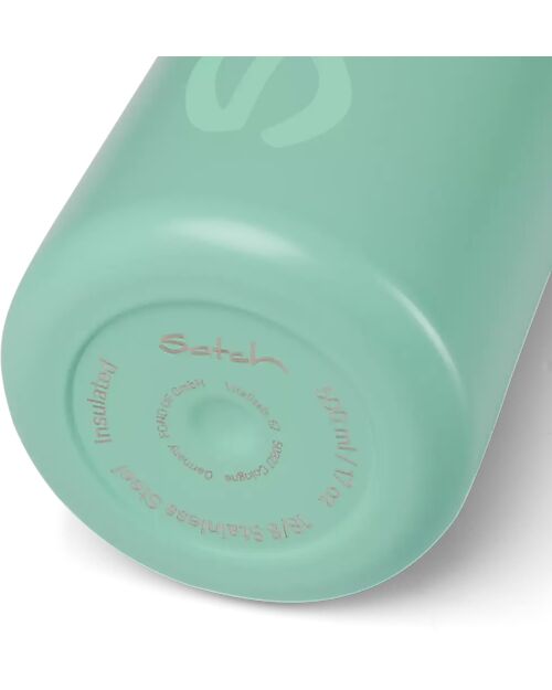 Satch Thermal Water Bottle with Easy-to-Drink Opening - 500 ml - Mint - BPA Free Thermos Bottles