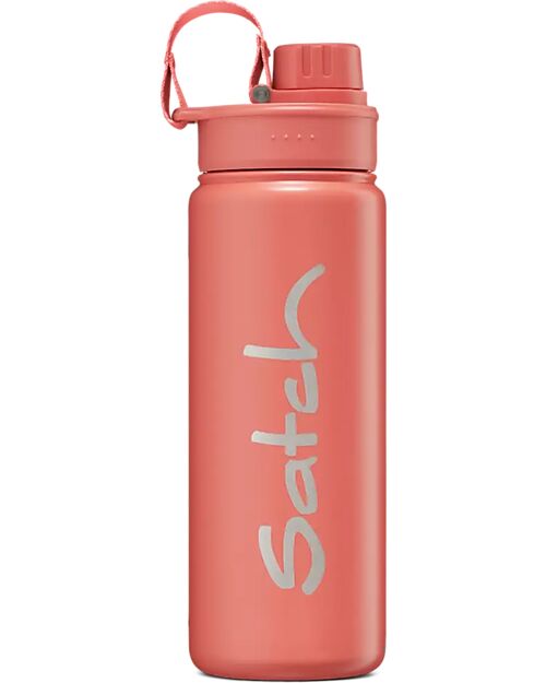 Satch Thermal Water Bottle with Easy-to-Drink Opening - 500 ml - Nordic Coral - BPA Free Thermos Bottles