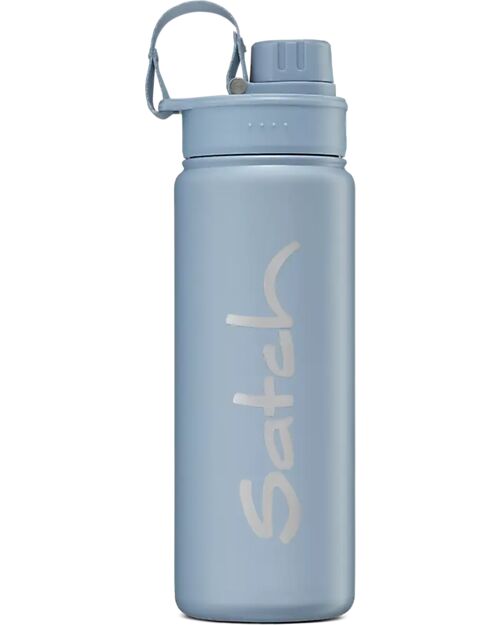 Satch Thermal Water Bottle with Easy-to-Drink Opening - 500 ml - Nordic Ice Blue - BPA Free Thermos Bottles
