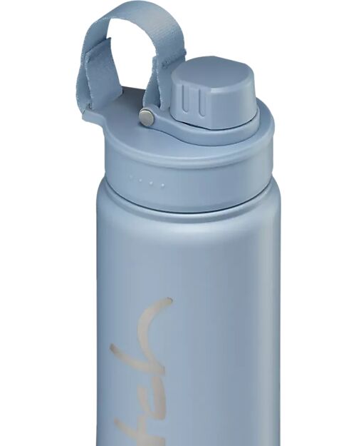 Satch Thermal Water Bottle with Easy-to-Drink Opening - 500 ml - Nordic Ice Blue - BPA Free Thermos Bottles