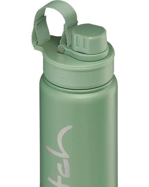Satch Thermal Water Bottle with Easy-to-Drink Opening - 500 ml - Nordic Jade Green - BPA Free Thermos Bottles