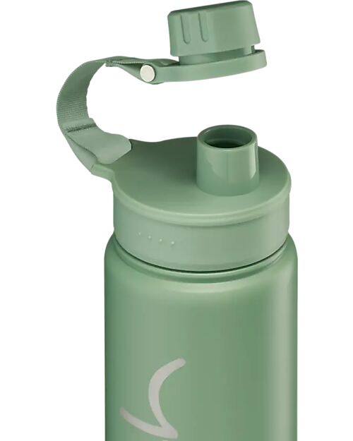 Satch Thermal Water Bottle with Easy-to-Drink Opening - 500 ml - Nordic Jade Green - BPA Free Thermos Bottles