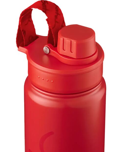 Satch Thermal Water Bottle with Easy-to-Drink Opening - 500 ml - Red - BPA Free Thermos Bottles