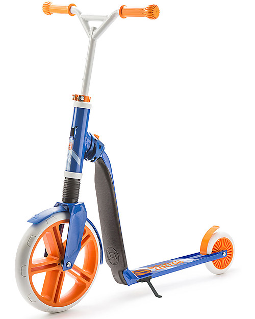 Scoot and Ride 2in1 Kids Scooter and Balance Bike Highwaygangster, White/Blue/Orange - 5+ years old Scooters
