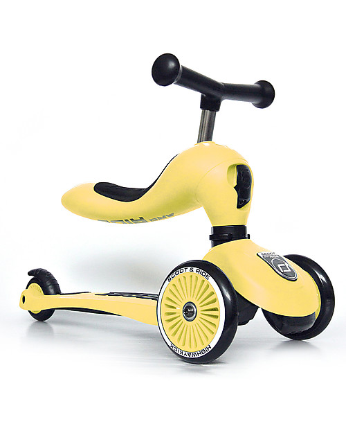 Scoot and Ride 2in1 Scooter and Balance Bike Highwaykick 1 - Lemon - From 1 up to 5 years old Scooters