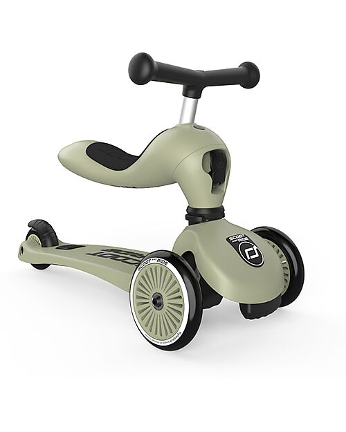 Scoot and Ride 2in1 Scooter and Balance Bike Highwaykick 1 - Olive - From 1 up to 5 years old Scooters