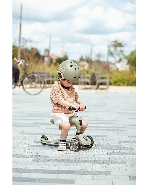 Scoot and Ride 2in1 Scooter and Balance Bike Highwaykick 1 - Olive - From 1 up to 5 years old Scooters