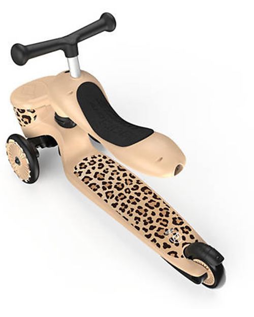 Scoot and Ride 2in1 Scooter and Tricycle Highwaykick 1 Lifestyle - Storage Box - Leopard Print - From 1 up to 5 years old Scooters
