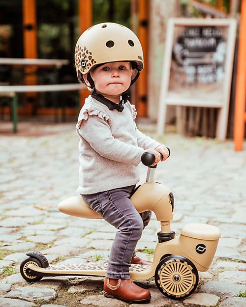 Scoot and Ride 2in1 Scooter and Tricycle Highwaykick 1 Lifestyle - Storage Box - Leopard Print - From 1 up to 5 years old Scooters