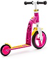 Scoot and Ride 2in1 Toddlers Scooter and Balance Bike Highwaybaby, Pink/Yellow - 1+ years old Scooters