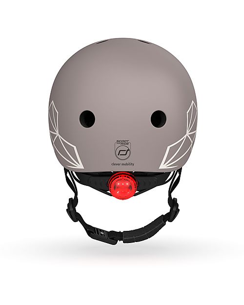 Scoot and Ride Baby Helmet XXS-S - Brown Lines - 45-51cm Bicycle Helmets