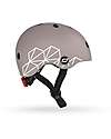 Scoot and Ride Baby Helmet XXS-S - Brown Lines - 45-51cm Bicycle Helmets