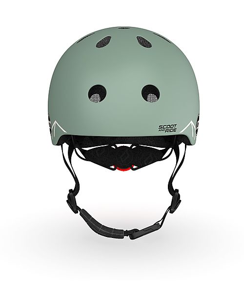 Scoot and Ride Baby Helmet XXS-S - Green Lines - 45-51cm Bicycle Helmets