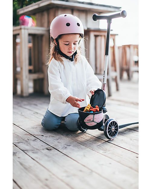 Scoot and Ride Baby Helmet XXS-S - Reflective Rose - 45-51cm Bicycle Helmets